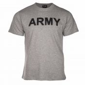 T-Shirt Army, grau 