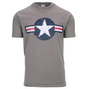 T-Shirt  US Airforce, grau 