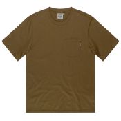 T-Shirt Gray m. Brusttasche von Vintage Industries, coyote 