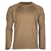 Langarmshirt Tactical Quick Dry, coyote 