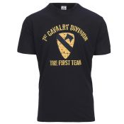 T-Shirt 1st Cavalry Division, schwarz 