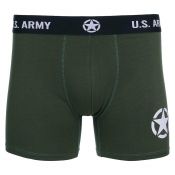 Army Boxershorts, US Army oliv 