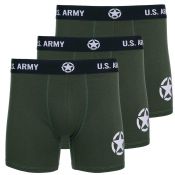 3er Set Boxershorts, US Army oliv 