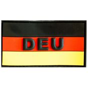 Rubber Patch 3D Deutschland Flagge DEU 