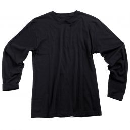 T-Shirt Langarm, schwarz 