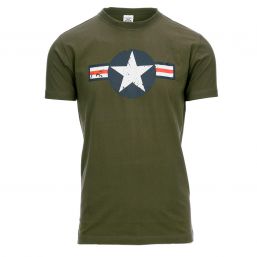 T-Shirt  US Airforce, oliv 