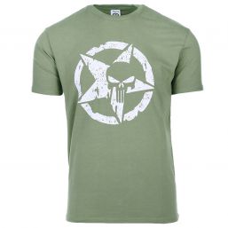 T-Shirt Allied Star Punisher, light oliv 