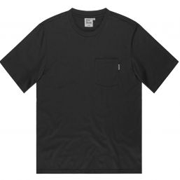 T-Shirt Gray m. Brusttasche von Vintage Industries, schwarz 
