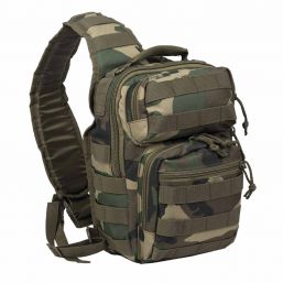 US Assault Pack One Strap smal, woodland 