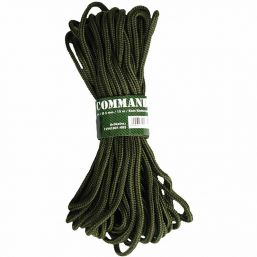 Commando-Seil, 15 Meter, Stärke 5mm, oliv 